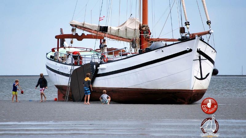 Platbodemverhuur Friesland - Segelschiff